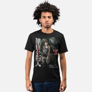 Attack On Titan Captain Levi Short Sleeve Shirt